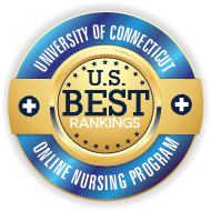 UConn Online Family Nurse Practitioner (FNP) Master's Program, Best in US image of award and top program status